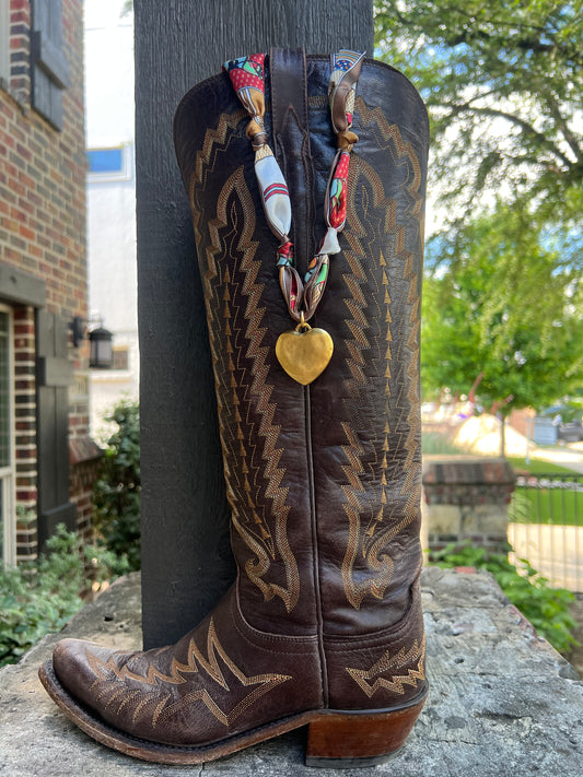 Brown Western Twilly Scarf