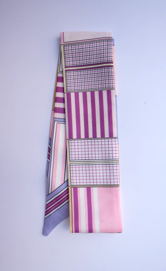 Purple Horse Twilly Scarf