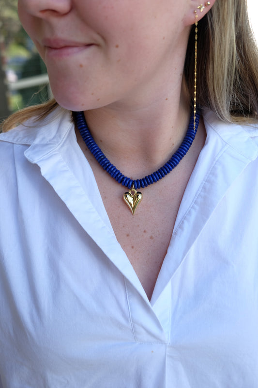Navy Necklace