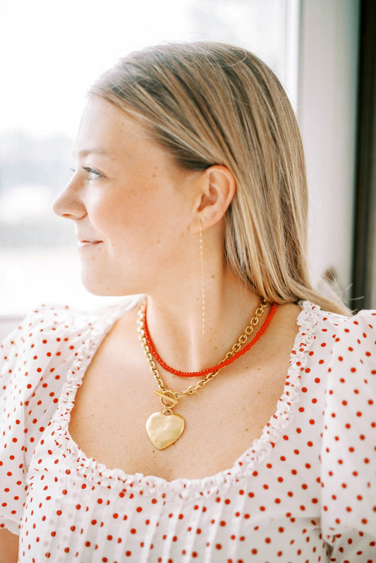 Toggle Heart Necklace
