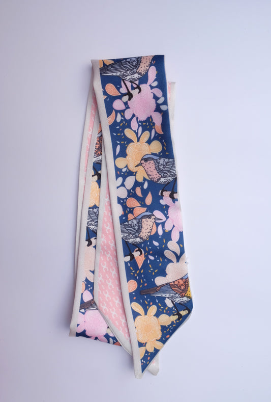 Blue Bird Twilly Scarf