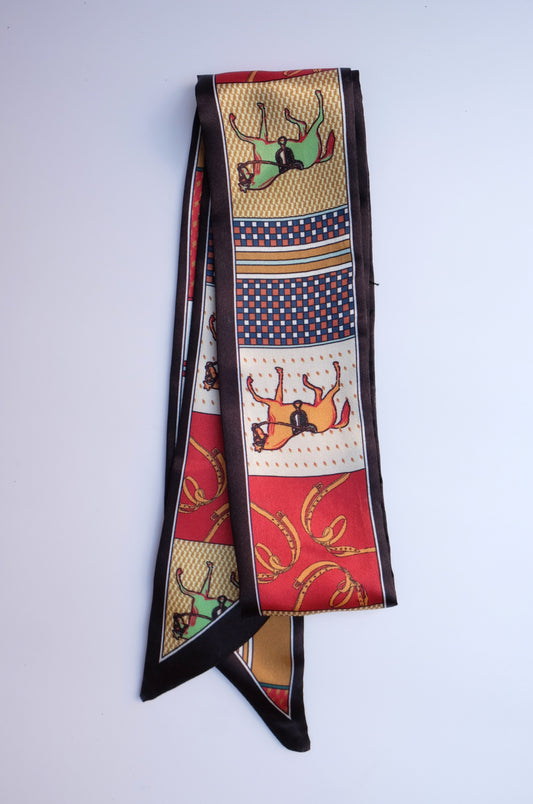 Brown Western Twilly Scarf