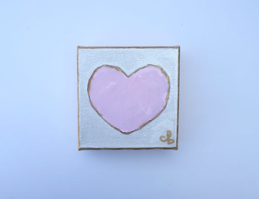 Pearl Heart Canvas