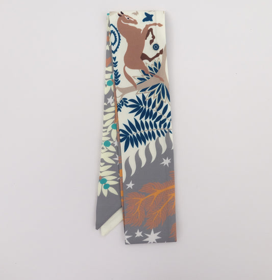 Fall Forest Twilly Scarf