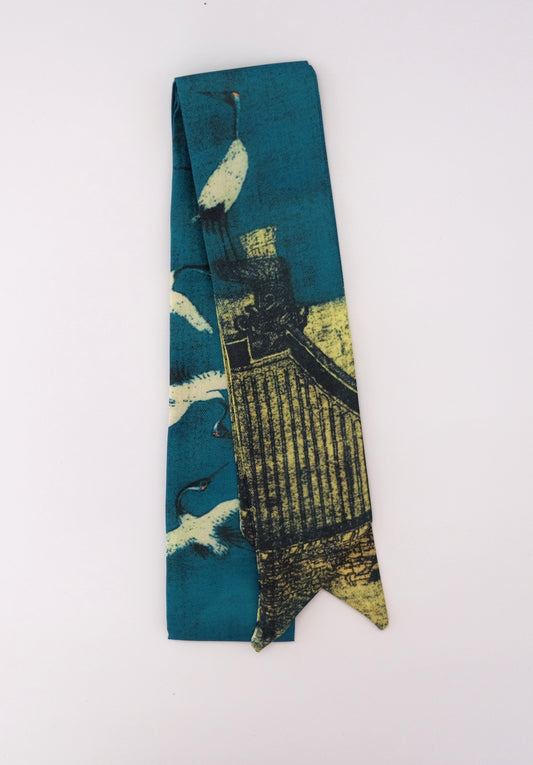 Bird Scenic Twilly Scarf