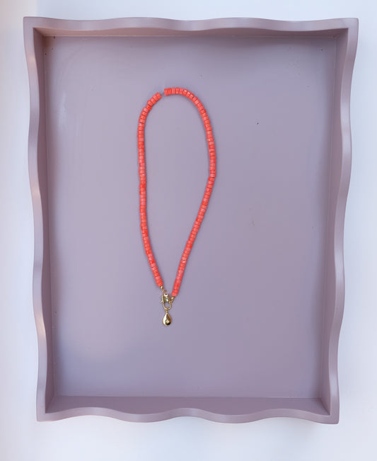 Coral Tear Drop