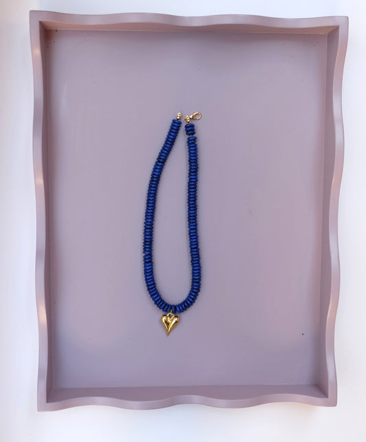 Navy Necklace