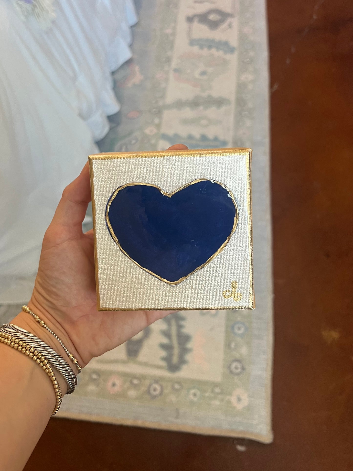 Pearl Heart Canvas