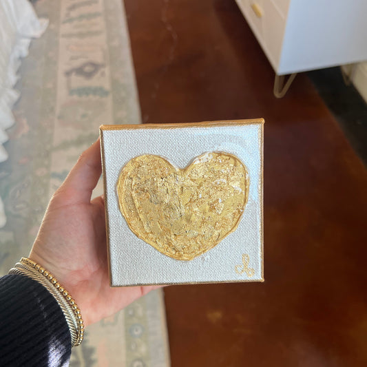 Pearl Heart Canvas